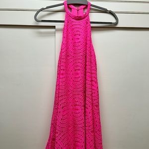 Lilly Pulitzer Quinn Neon Pink Dress